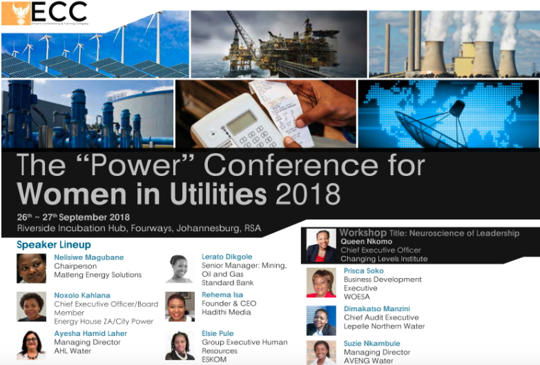 Power conference for Women in Water Utilities, Sep 2018:Guest  speaker